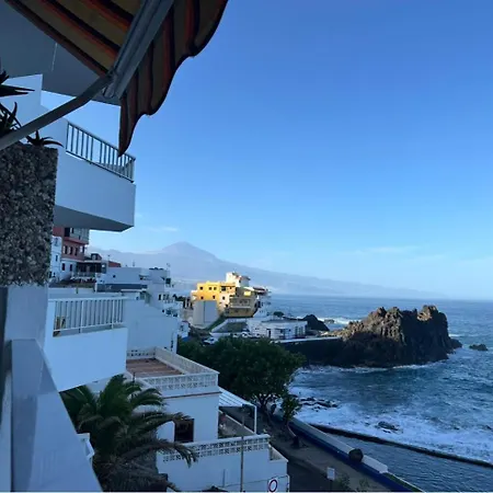 Acogedor Con Terraza Frente Al Mar Y Vistas Al Teide *