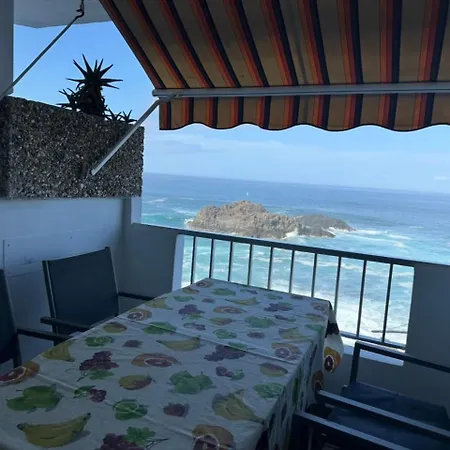 Daire Acogedor Con Terraza Frente Al Mar Y Vistas Al Teide *