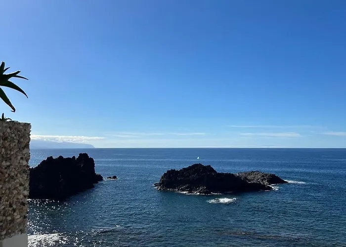 Acogedor Con Terraza Frente Al Mar Y Vistas Al Teide * El Pris