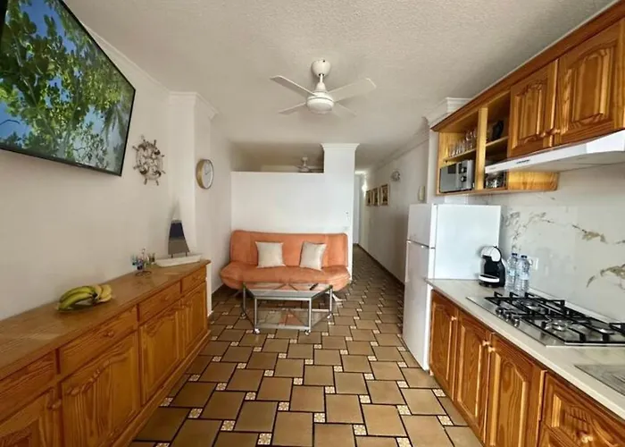 Apartamento Acogedor Con Terraza Frente Al Mar Y Vistas Al Teide El Pris