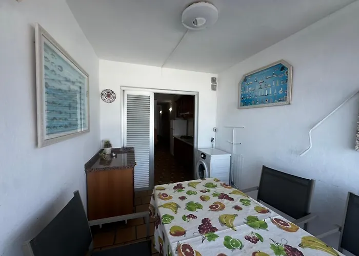 Acogedor Con Terraza Frente Al Mar Y Vistas Al Teide *