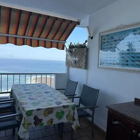 Apartmán Acogedor Con Terraza Frente Al Mar Y Vistas Al Teide
