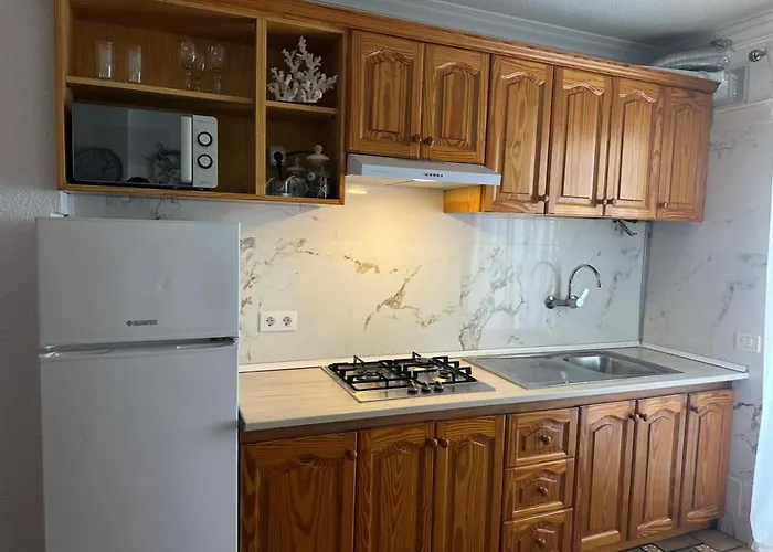 Acogedor Con Terraza Frente Al Mar Y Vistas Al Teide Lejlighed